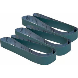 Zirconium Oxide Belt, 2" x 48", 80 Grit, Pack of 3