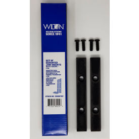 Set of Boxed Serrated Jaw Inserts with 4 Screws For 1755 Vise