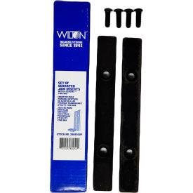 Set of Boxed Serrated Jaw Inserts with 4 Screws For 1780/1780A Vise