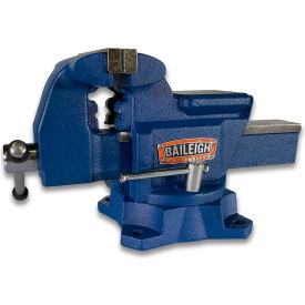 BV-4I Bench Vise with Pipe Jaws, 4-1/2" Jaw Width, 2-5/8" Throat Depth