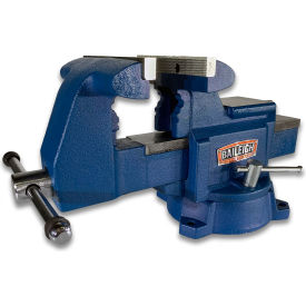 BV-5I Bench Vise with Pipe Jaws, 5-1/2" Jaw Width, 3-1/8" Throat Depth