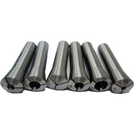 6-Piece Premium Collet Set, 1/8"-3/4" by 1/8" Increments with Rack