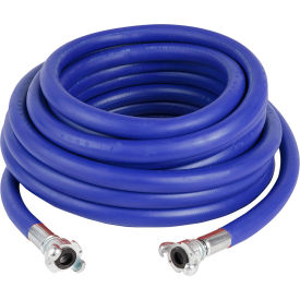 Static Conductive Air Hose Assembly, 3/4" ID x 50'L, Blue