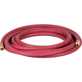 General Purpose Air Hose Assembly, 1/2" ID x 25'L, Red