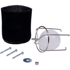 PowerQUAD 5/10 Gallon Liquid Shut-Off Assembly, Black/Metal