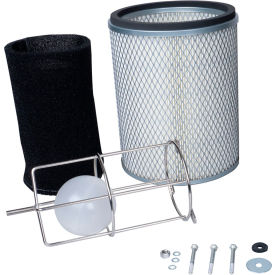 PowerQUAD 20/30/55 Gallon Liquid Shut-Off Assembly Upgrade/Retrofit Kit, Black/Metal