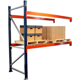 Teardrop Pallet Rack, Add-On, 144"W x 48"D x 120"H, 7110 lbs Shelf Capacity