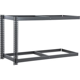 2 Shelf Heavy Duty Boltless Shelving Add On 60"W x 18"D x 36"H No Deck