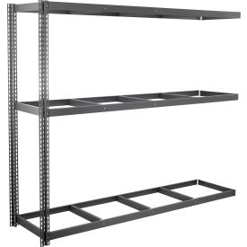 3 Shelf, Standard Duty Boltless Shelving, Add On, 96"W x 30"D x 60"H, No Deck