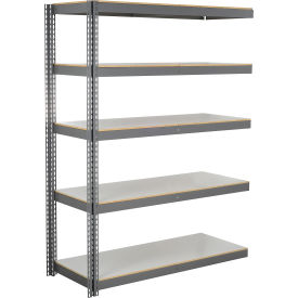 5 Shelf Heavy Duty Boltless Shelving Add On 72"Wx18"Dx96"H Laminate Deck