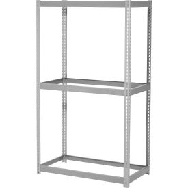 2 Shelf, Heavy Duty Boltless Shelving, Starter, 48"W x 36"D x 36"H, No Deck