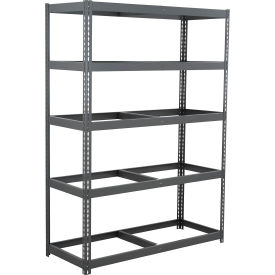 5 Shelf, Heavy Duty Boltless Shelving, Starter, 60"W x 18"D x 60"H, No Deck
