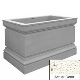 Rectangular Outdoor Planter - Weatherstone White 48x30x36