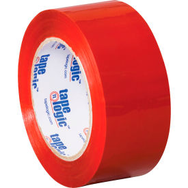 Colored Carton Sealing Tape, 2" x 110 Yds., 2.2 Mil, Red