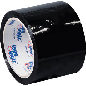 Colored Carton Sealing Tape, 3" x 55 Yds., 2.2 Mil, Black