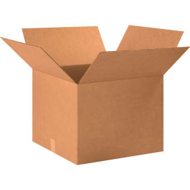 Corrugated Boxes, 20"L x 20"W x 15"H, Kraft, 12/Pack