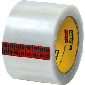Carton Sealing Tape, 3" x 55 Yds., 3.5 Mil, Clear