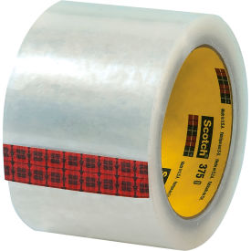 375 Carton Sealing Tape, 3" x 55 Yds., 3.1 Mil, Clear