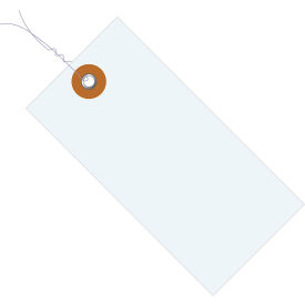 Tyvek Shipping Tag, Pre-Wired, 6-1/4"L x 3-1/8"W, White, 1000/Pack