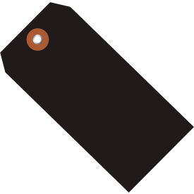 Plastic Shipping Tag, 6-1/4"L x 3-1/8"W, Black, 100/Pack
