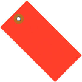 Tyvek Shipping Tag, 4-1/4"L x 2-1/8"W, Red, 100/Pack