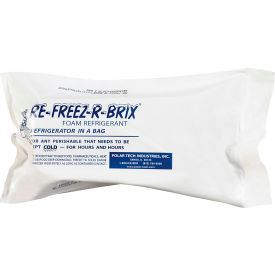 Cold Packs, 64 oz., 9"L x 4"W x 3"H, White, 8/Pack