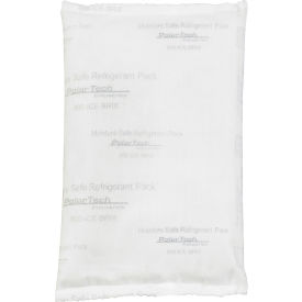 Moisture Safe Cold Packs, 8 oz., 6-1/2"L x 4"W x 3/4"H, White