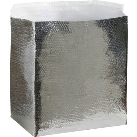 Cool Shield Insulated Box Liners, 18"L x 12"W x 12"H, Silver, 15/Pack
