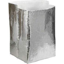 Cool Shield Insulated Box Liners, 20"L x 20"W x 20"H, Silver, 10/Pack