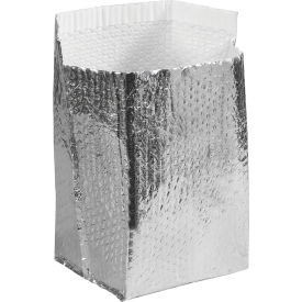 Cool Shield Insulated Box Liners, 6"L x 6"W x 6"H, Silver, 25/Pack