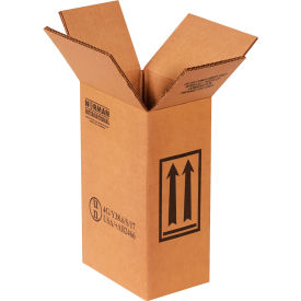 F-Style Haz Mat Boxes For 1 Gal. Container, 6-3/4"Lx4-5/16"Wx10-3/8"H, Kraft, 20Pk