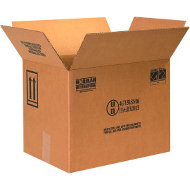 F-Style Haz Mat Boxes For Four 1 Gal Cans, 16-3/8"Lx11-3/8"Wx12-3/8"H, Kraft