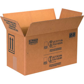 Haz Mat Boxes For Two 1 Gallon Paint Cans, 17"Lx8-1/2"Wx9-5/16"H, Kraft, 25/Pack