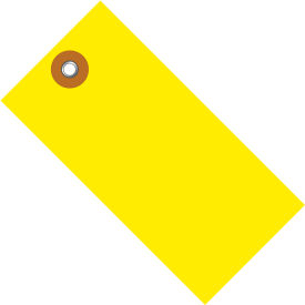 Tyvek Shipping Tag, 4-3/4"L x 2-3/8"W, Yellow, 100/Pack