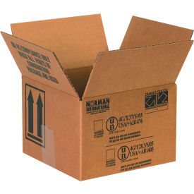Haz Mat Boxes For 1 Quart Paint Can, 5-1/8"L x 5-1/8"W x 6-3/16"H, Kraft