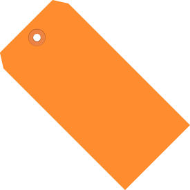 Shipping Tag, #8, 6-1/4"L x 3-1/8"W, Orange, 1000/Pack