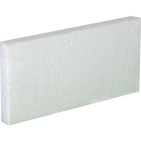 Haz Mat Foam Inserts For 1 Gallon Plastic Jug, 12"L x 6"W x 1"H, White, 48/Pack