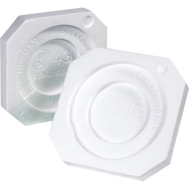 Haz Mat Foam Inserts For 1 Gallon Paint Can, 8-1/2"Lx8-1/2"Wx1-1/4"H, White, 100Pk