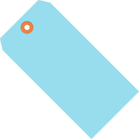 Shipping Tag, #7, 5-3/4"L x 2-7/8"W, Light Blue, 1000/Pack