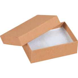 Jewelry Boxes, 3-1/16"L x 2-1/8"W x 1"H, Kraft, 100/Pack