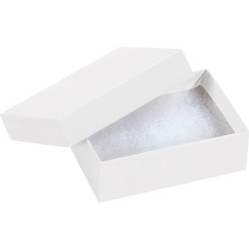 Jewelry Boxes, 3-1/16"L x 2-1/8"W x 1"H, White, 100/Pack