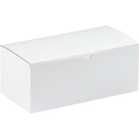 Gift Boxes, 10"L x 5"W x 4"H, White, 100/Pack