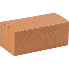 Gift Boxes, 10"L x 5"W x 4"H, Kraft, 100/Pack