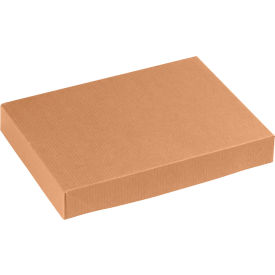 Apparel Boxes, 11-1/2"L x 8-1/2"W x 1-5/8"H, Kraft, 100/Pack