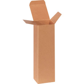 Reverse Tuck Folding Cartons, 3"L x 3"W x 10"H, Kraft, 250/Pack
