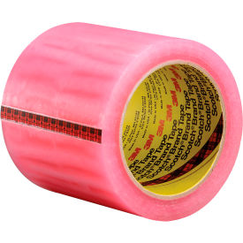 Label Protection Tape, 4" x 72 Yds., 2.5 Mil, Pink