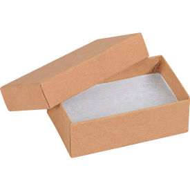 Jewelry Boxes, 2-1/2"L x 1-1/2"W x 7/8"H, Kraft, 100/Pack