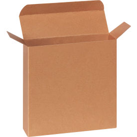 Reverse Tuck Folding Cartons, 7-1/4"L x 2"W x 7-1/4"H, Kraft, 250/Pack