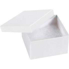Jewelry Boxes, 3-1/2"L x 3-1/2"W x 2"H, White, 100/Pack