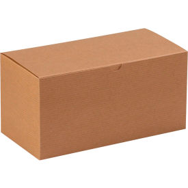 Gift Boxes, 12"L x 6"W x 6"H, Kraft, 50/Pack